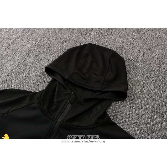 Chaqueta con Capucha del Borussia Dortmund 2021/2022 Negro
